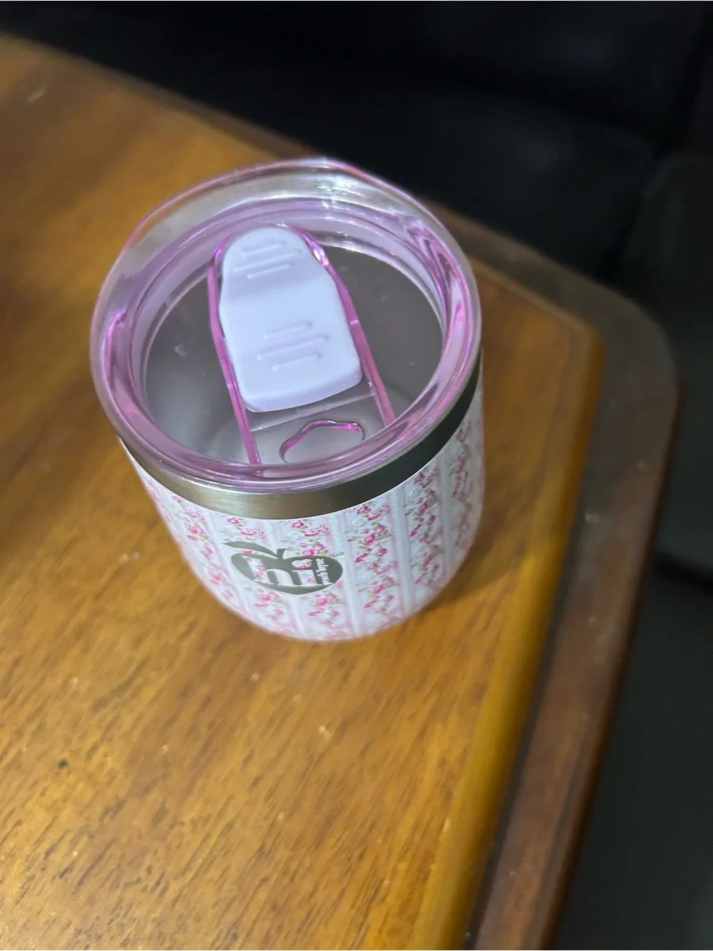 Pink Floral Insulated Tumbler